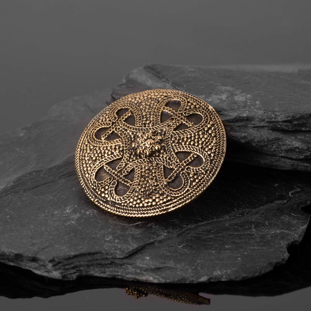 Premium Birka Brooch, Bronze