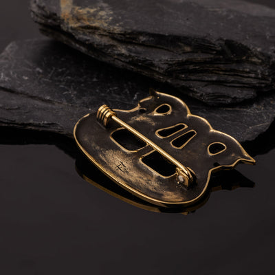 Premium Fyn Brooch, Bronze