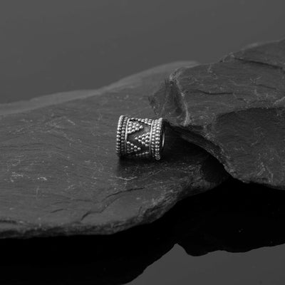 Premium Beard Ring, Silver