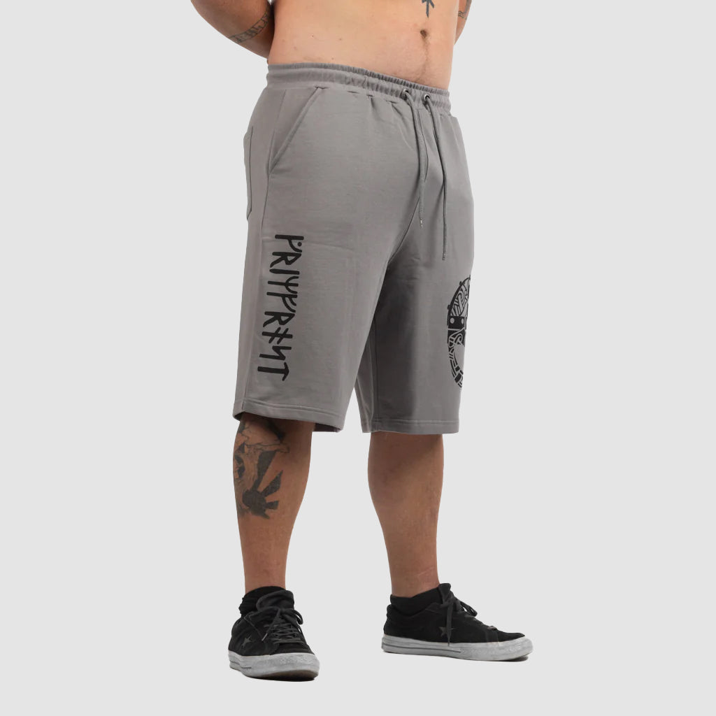 Premium Sweatshorts, Clan, Grau