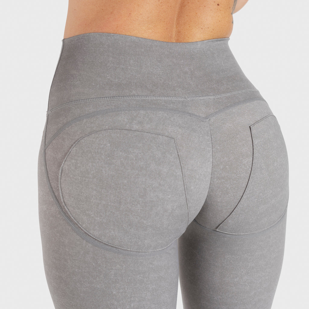 Seat Design Leggings, Grey