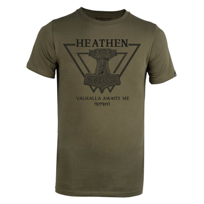 Premium Tee, Heathen, Green