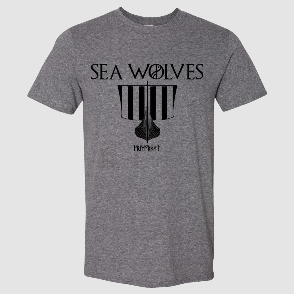 T-Shirt, Sea Wolves, Dark Heather