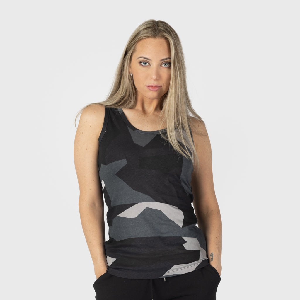 Women's Premium Tank, Grimfrost, M90 Grey Camo