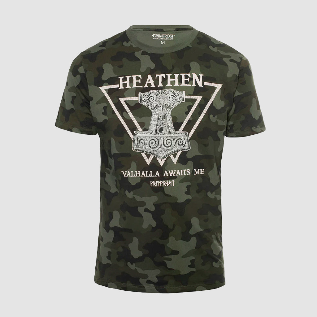 Premium Tee, Heathen, Camo