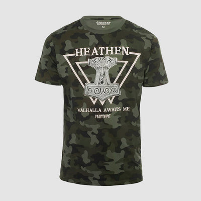 Premium Tee, Heathen, Camo