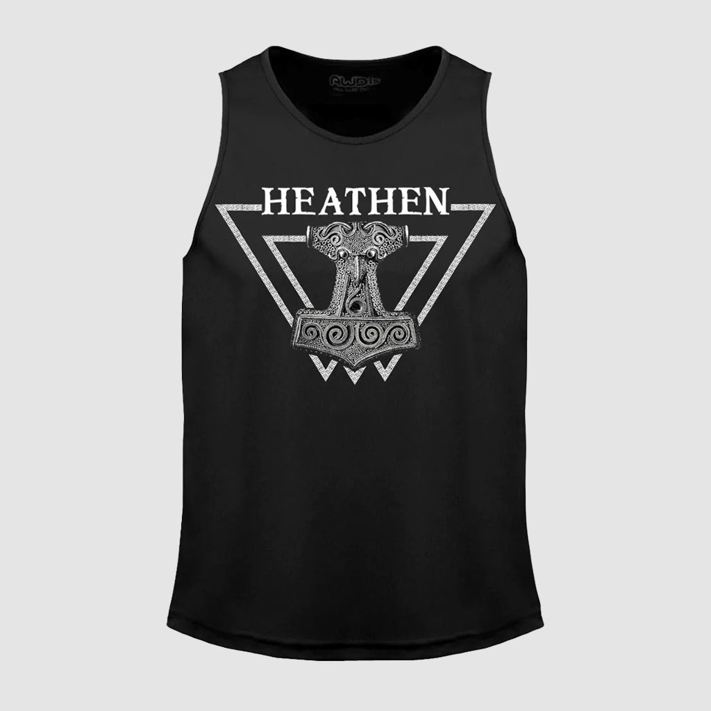 Gym Tank, Heathen, Black