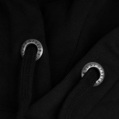 Premium Hoodie, Odin & Ravens, Schwarz