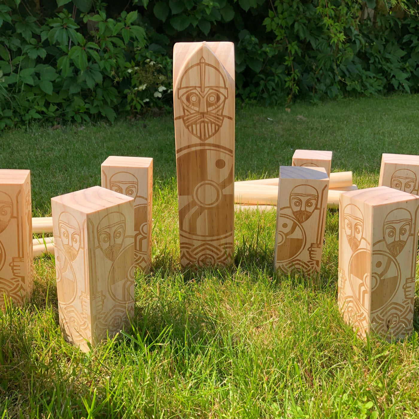 Premium Kubb Spiel