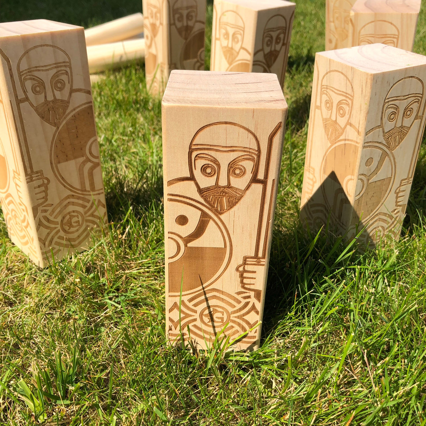 Premium Kubb Spiel