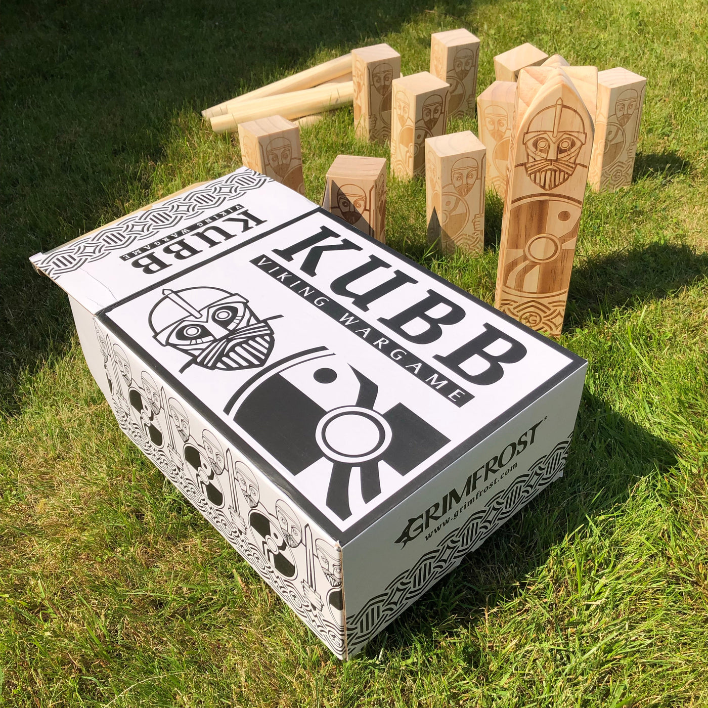 Premium Kubb Spiel