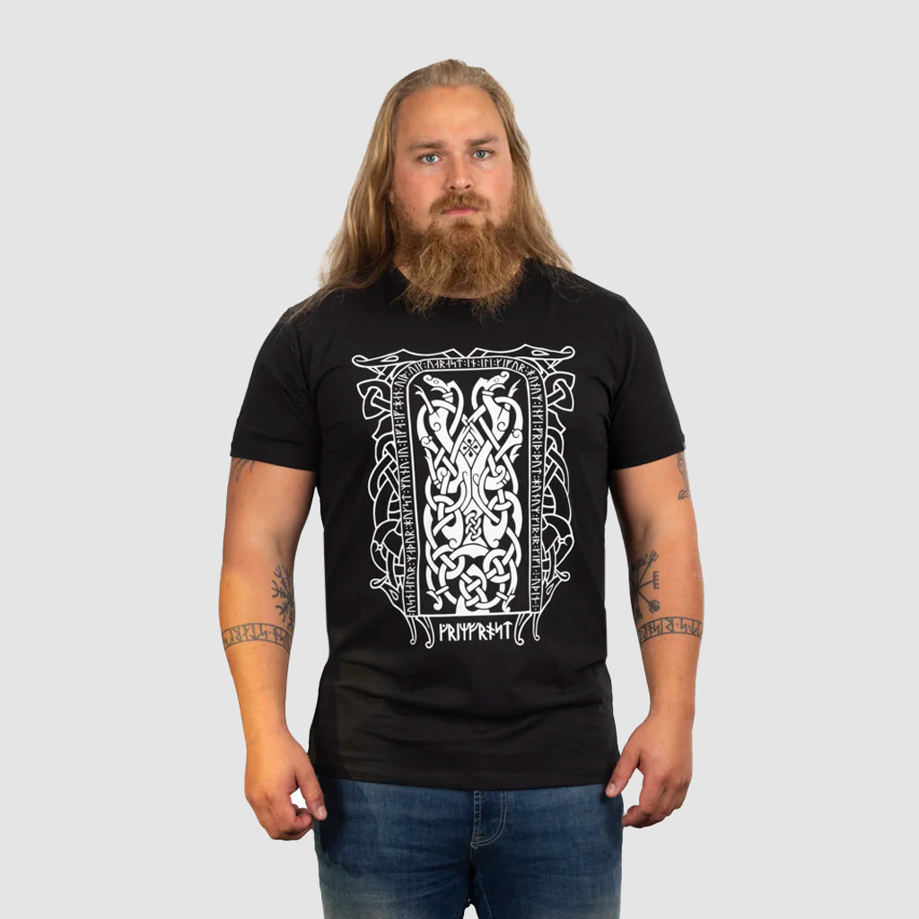 Premium Tee, Runestone, Schwarz