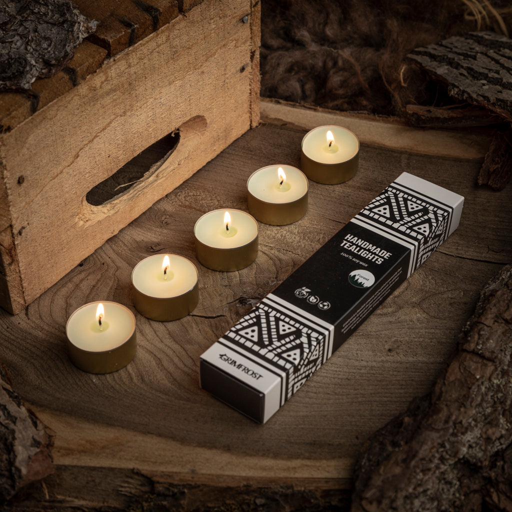 Soy Wax Tealights, Pine Forest